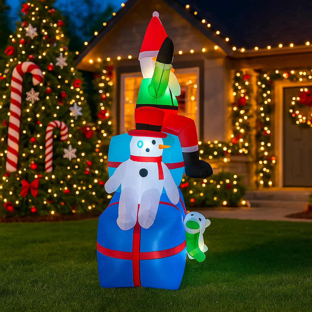 Santa'S Elves Holiday Lighting & Decor Llc - Zewnętrzna dekoracja świąteczna do domu, na