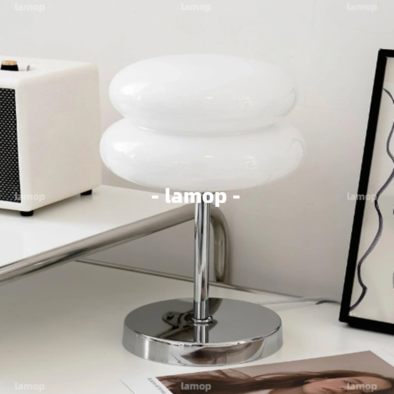 Lighting Decor For Bedroom - Lampa stołowa Bauhaus Cream-Globe w stylu