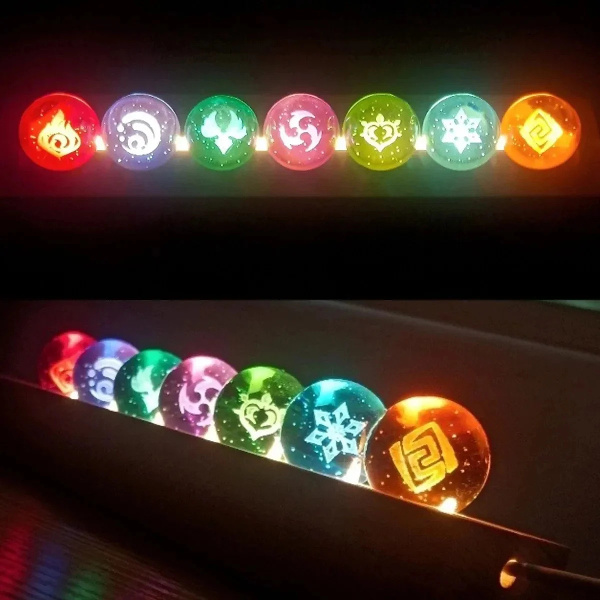 Elements Lighting Decor - Gra Genshin Impact Crystal Ball Figurka