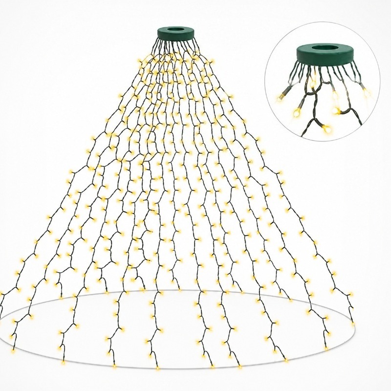 Lighting Decoration Wedding - Wodoodporne lampki LED USB, 8 trybów