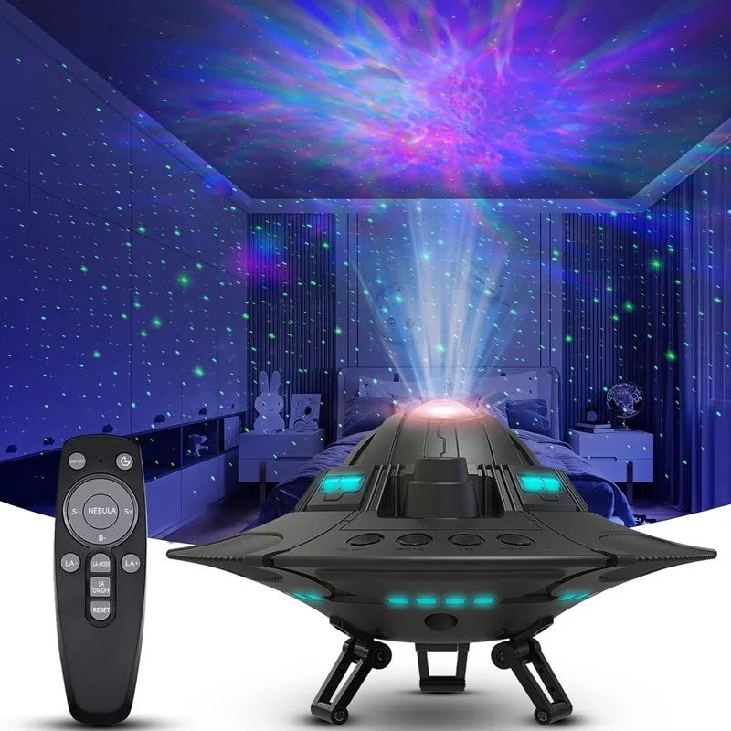Sunset Lamp Projection - Lampka nocna UFO LED projektor gwiazdowy