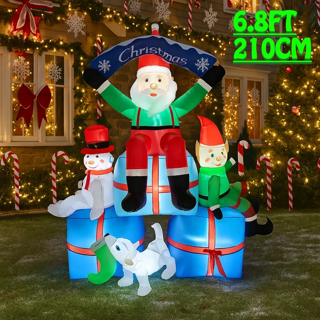 Zewnętrzna dekoracja świąteczn – Santa'S Elves Holiday Lighting & Decor Llc recenzja i cena