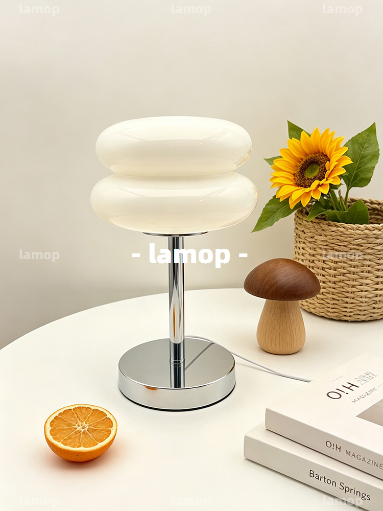 Lampa stołowa Bauhaus Cream-Gl – Lighting Decor For Bedroom recenzja i cena