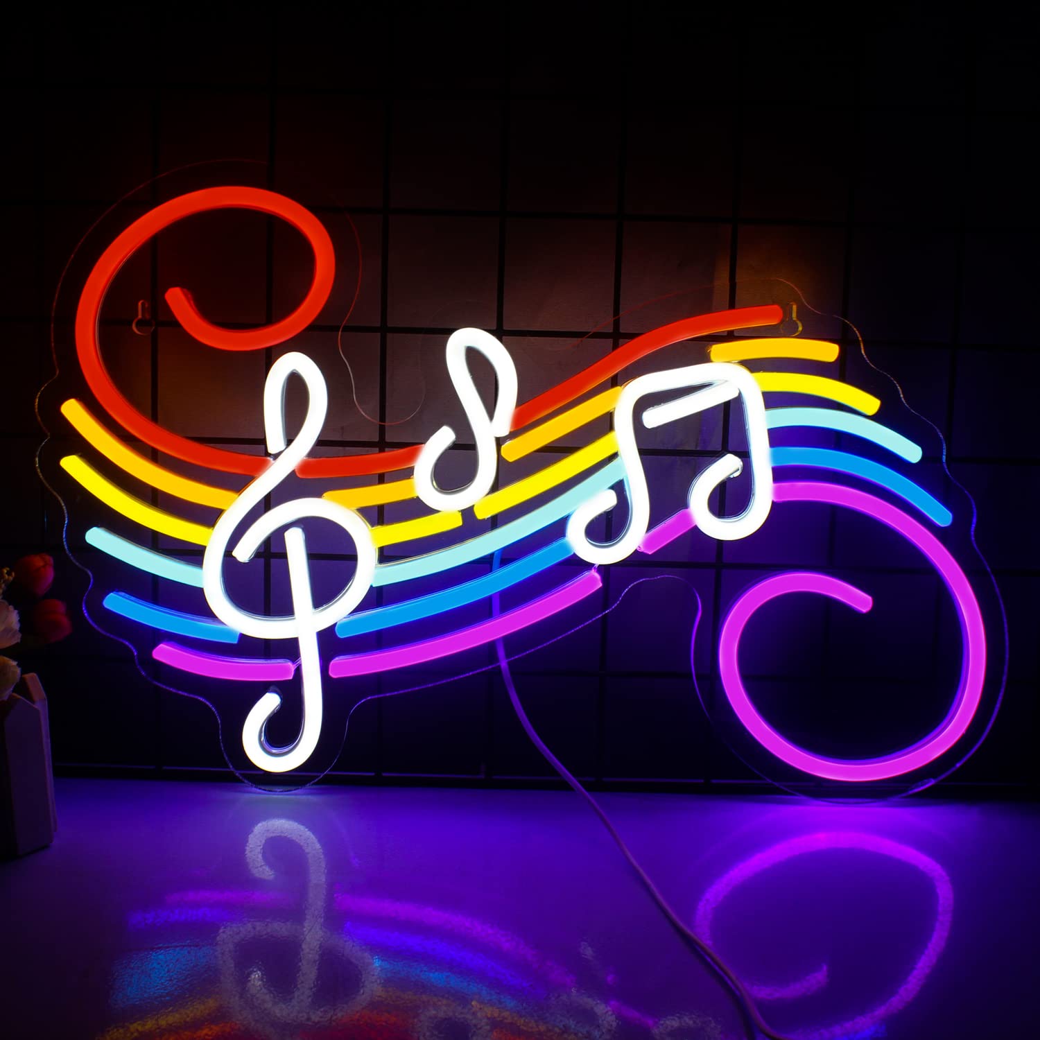 Neonowy znak z nutami muzyczny – Lighting Decoration Wedding recenzja i cena