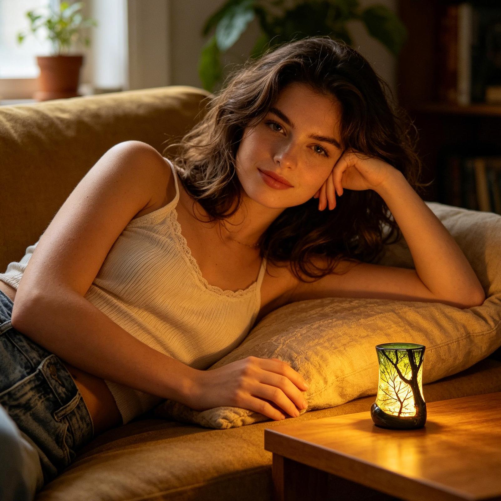 Lampka nocna na stolik, lampka – Lighting Decor For Bedroom recenzja i cena