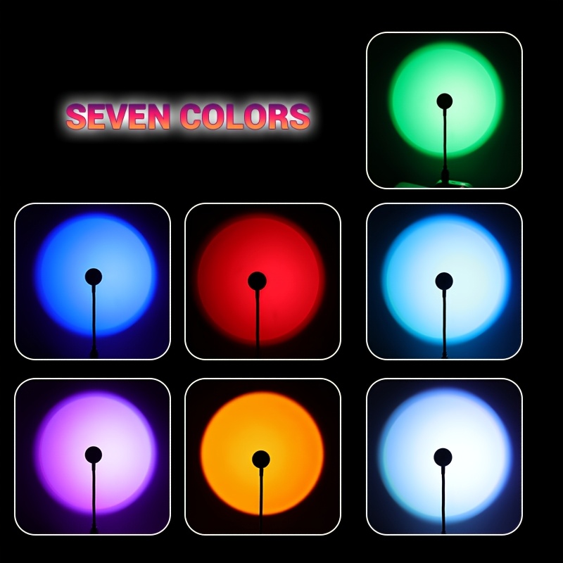 1 szt. Kolorowa lampa LED Suns – Sunset Lamp Projection recenzja i cena