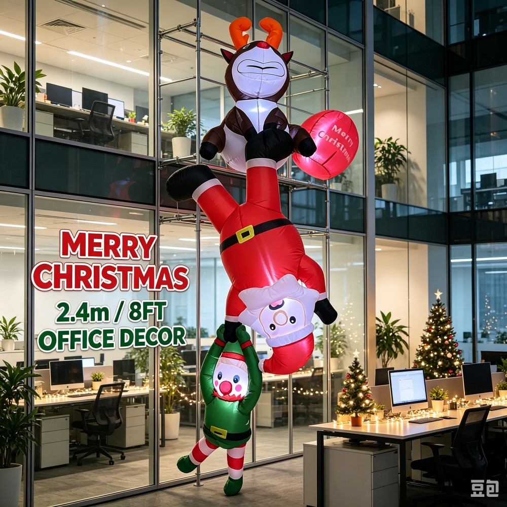 2,4 m – dmuchana dekoracja w k – Santa'S Elves Holiday Lighting & Decor Llc recenzja i cena