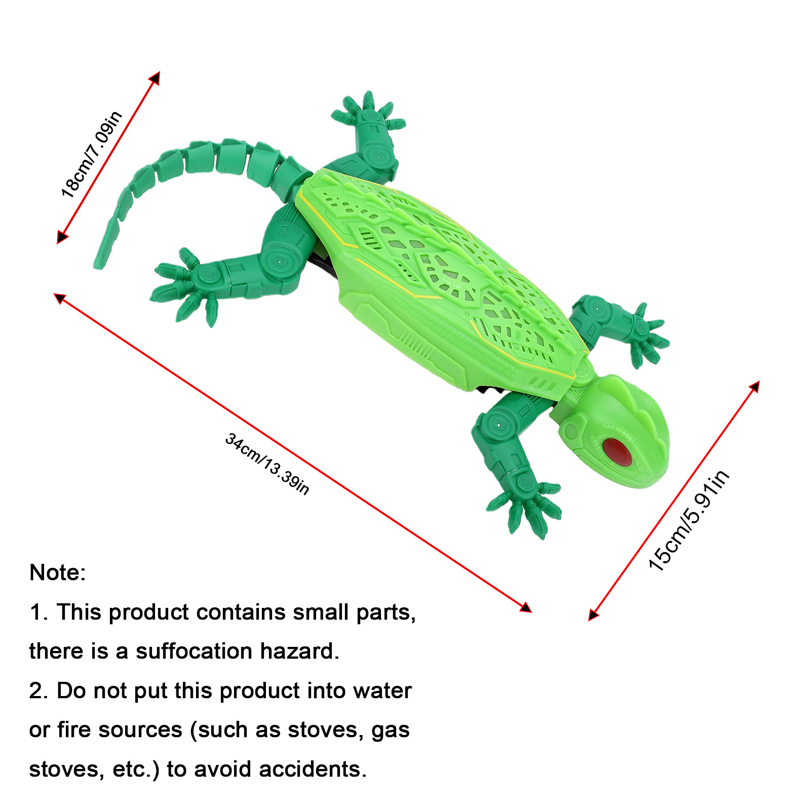 Gecko sterowany pilotem, 2.4GH – Gecko Lighting & Decor recenzja i cena