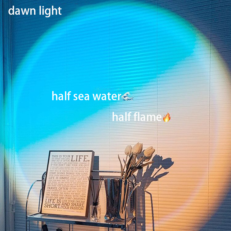 Lampa biurkowa ładowana przez  – Sunset Lamp Projection recenzja i cena