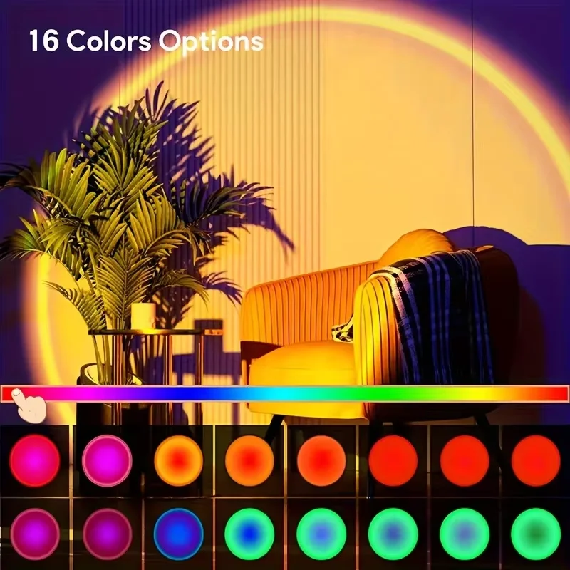 1 szt. Projektor Wesołego Zach – Sunset Lamp Projection recenzja i cena