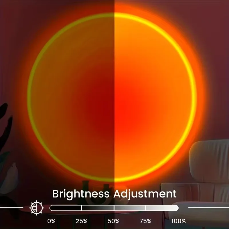 1 szt. Projektor Wesołego Zach – Sunset Lamp Projection recenzja i cena