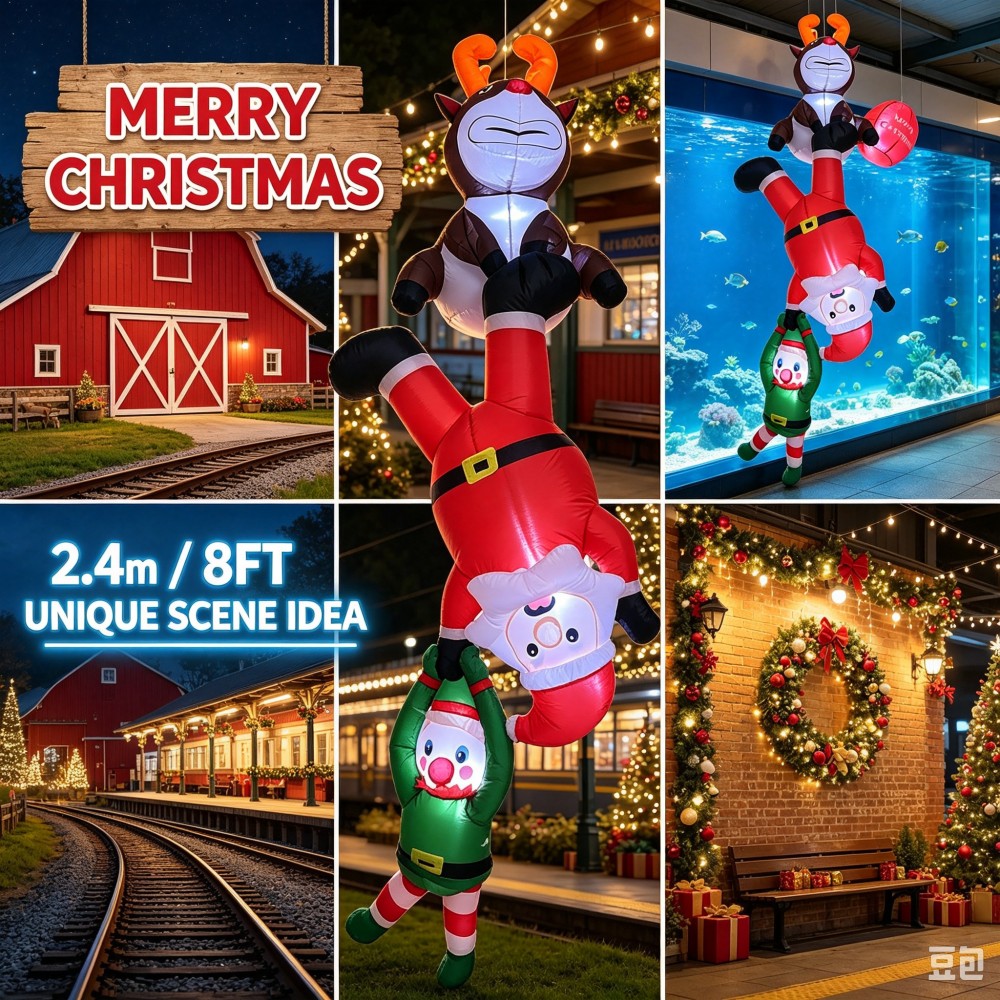 8-stopowa, wisząca, nadmuchiwa – Santa'S Elves Holiday Lighting & Decor Llc recenzja i cena