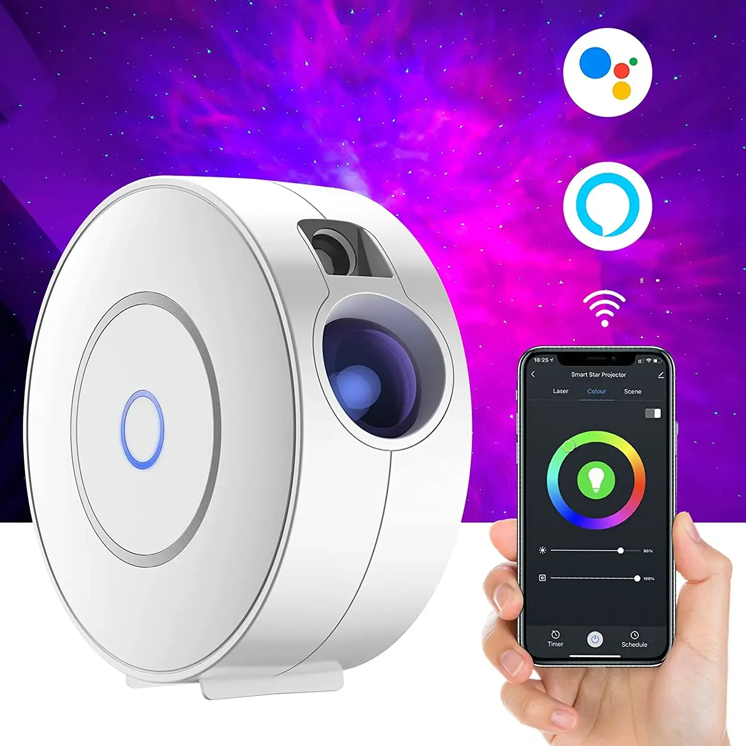 Tuya WiFi inteligentny projekt – Sunset Lamp Projection recenzja i cena