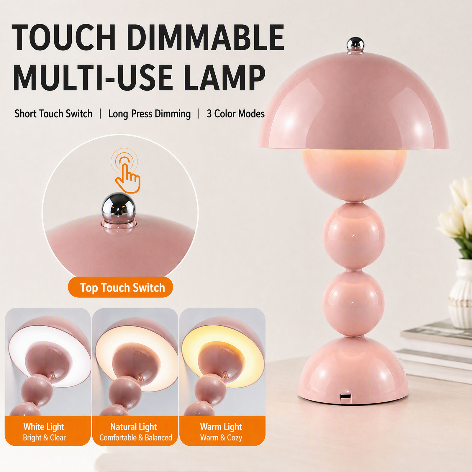 Lampa stołowa w stylu vintage, – Lighting Decor For Bedroom recenzja i cena