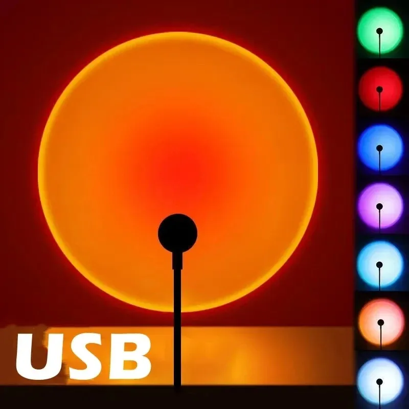 Lampa projekcyjna USB Zachód s – Sunset Lamp Projection recenzja i cena