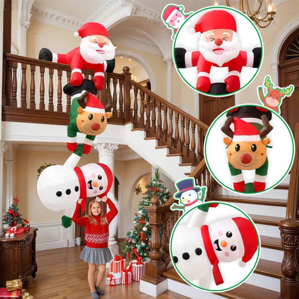 2,4 m – nadmuchiwana dekoracja – Santa'S Elves Holiday Lighting & Decor Llc recenzja i cena