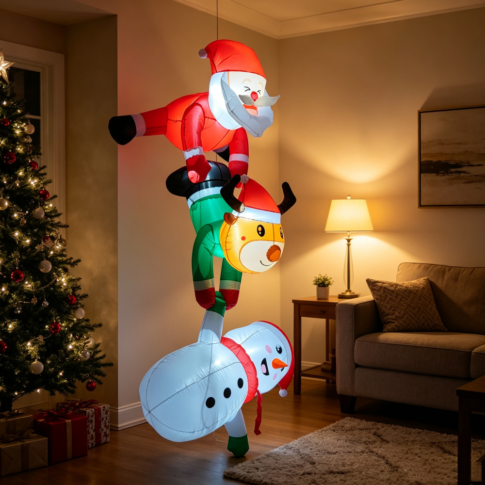 2,4 m – nadmuchiwana dekoracja – Santa'S Elves Holiday Lighting & Decor Llc recenzja i cena