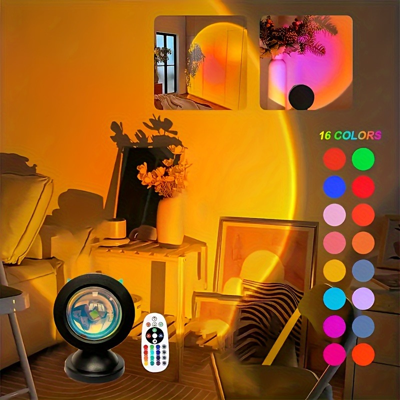 1 szt. Żywe światło projekcyjn – Sunset Lamp Projection recenzja i cena